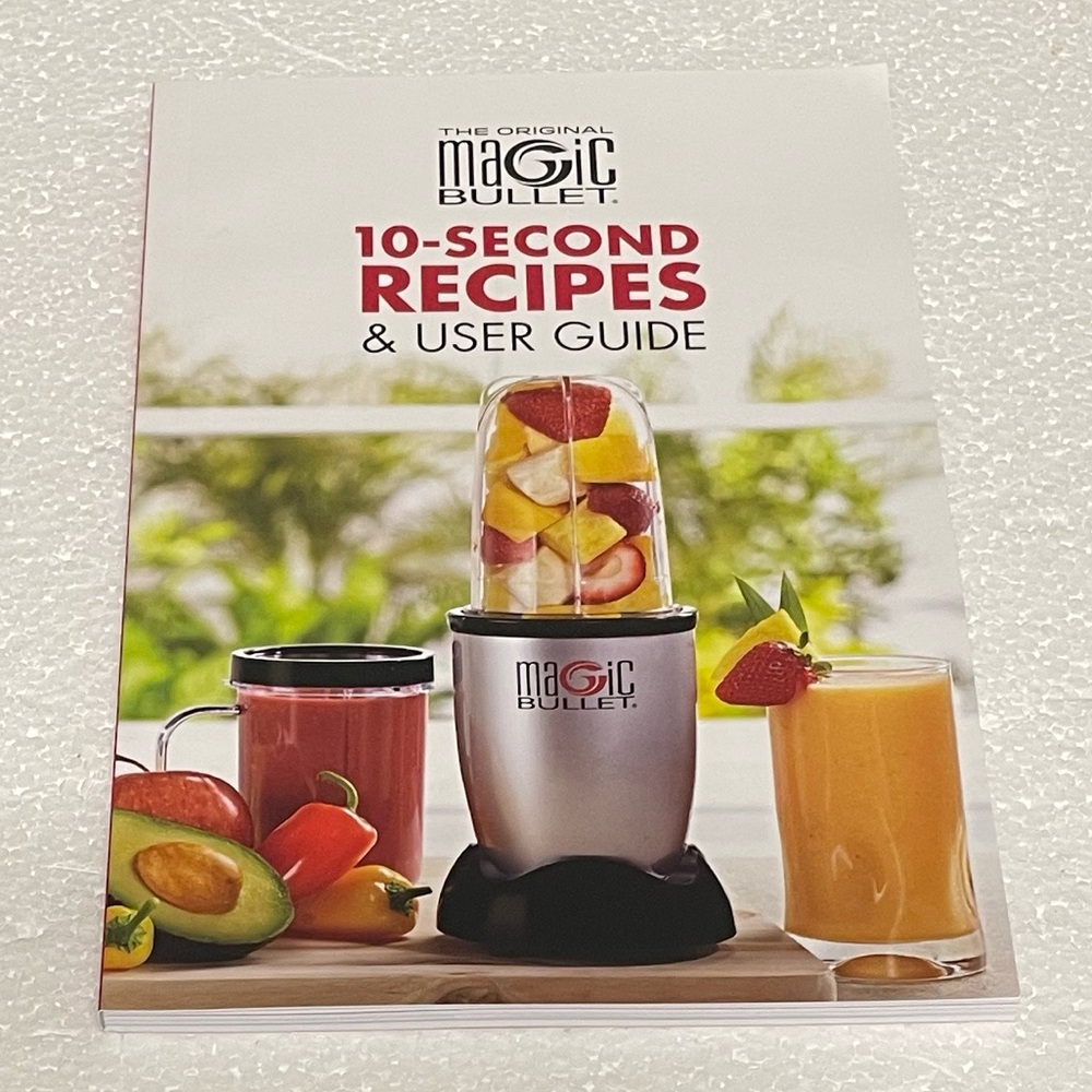 NWOT~The Original Magic Bullet, 10 Second Recipes & User Guide